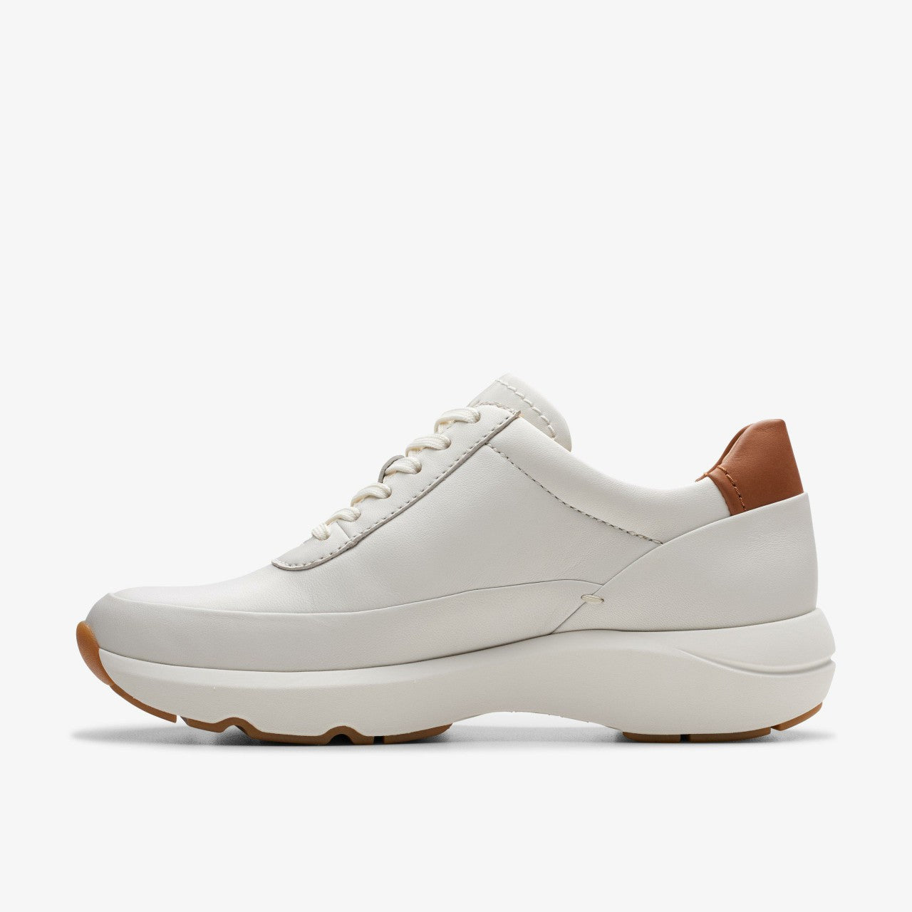 Tivoli Zip Off White Leather | Clarks US