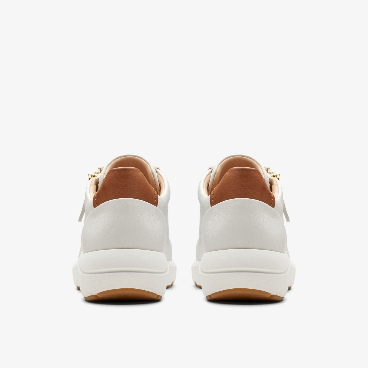 Tivoli Zip Off White Leather | Clarks US