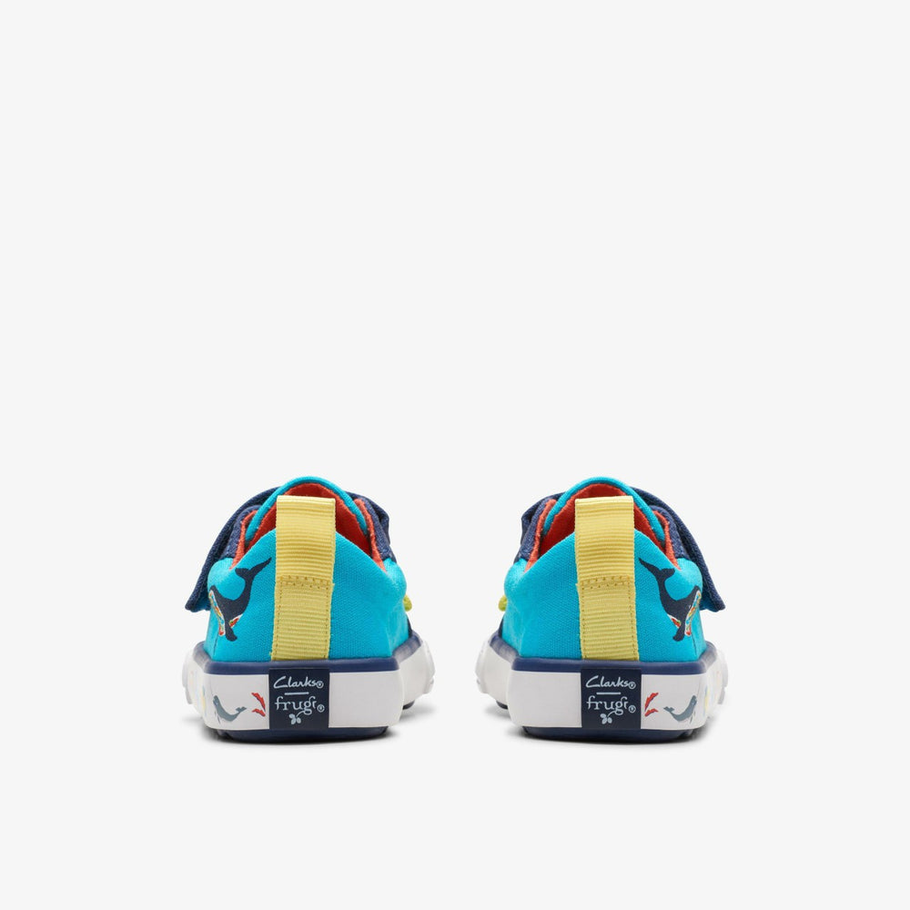 Foxing Ocean Toddler Blue Multicolour | Clarks For Sale