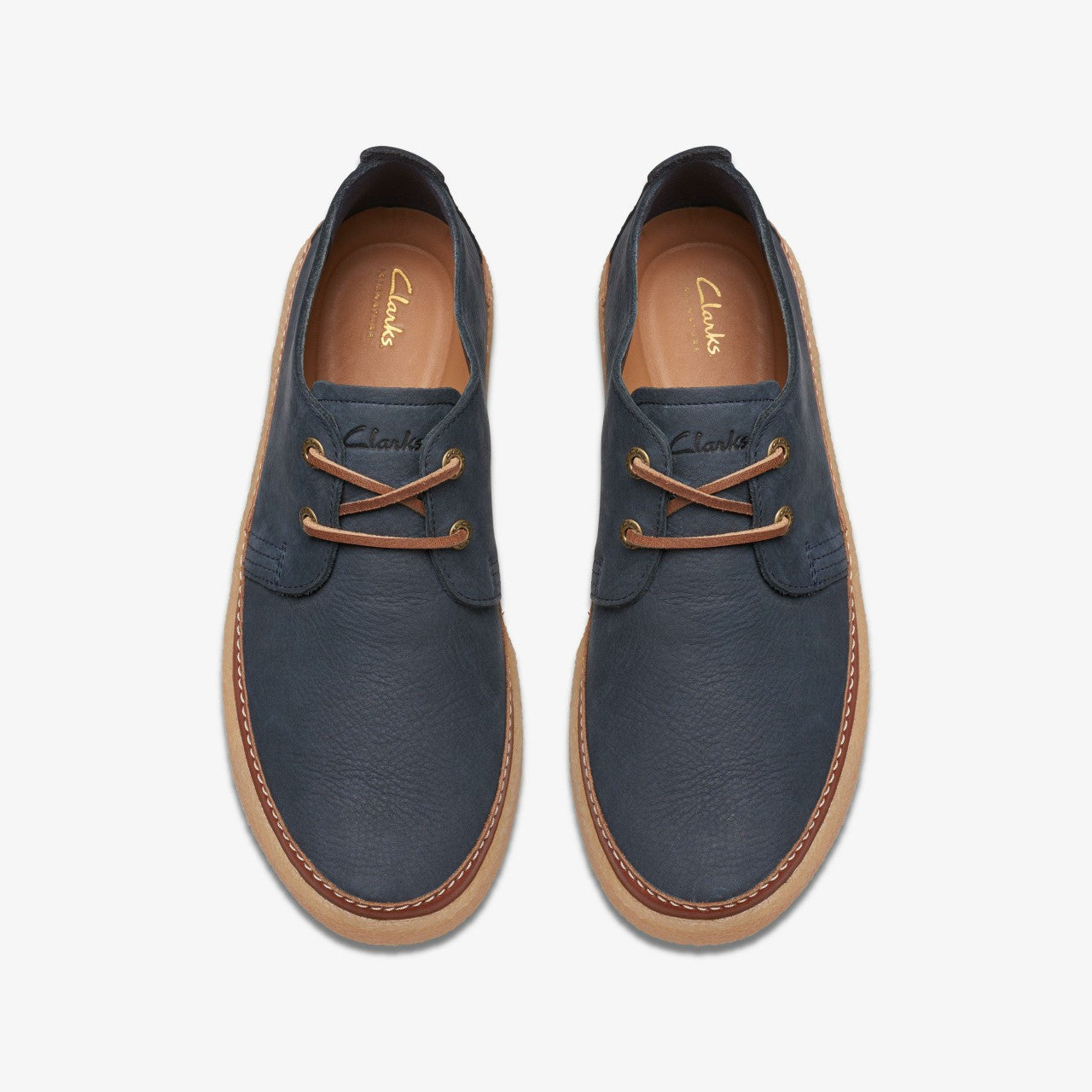 Clarkwood Low Navy Nubuck | Clarks