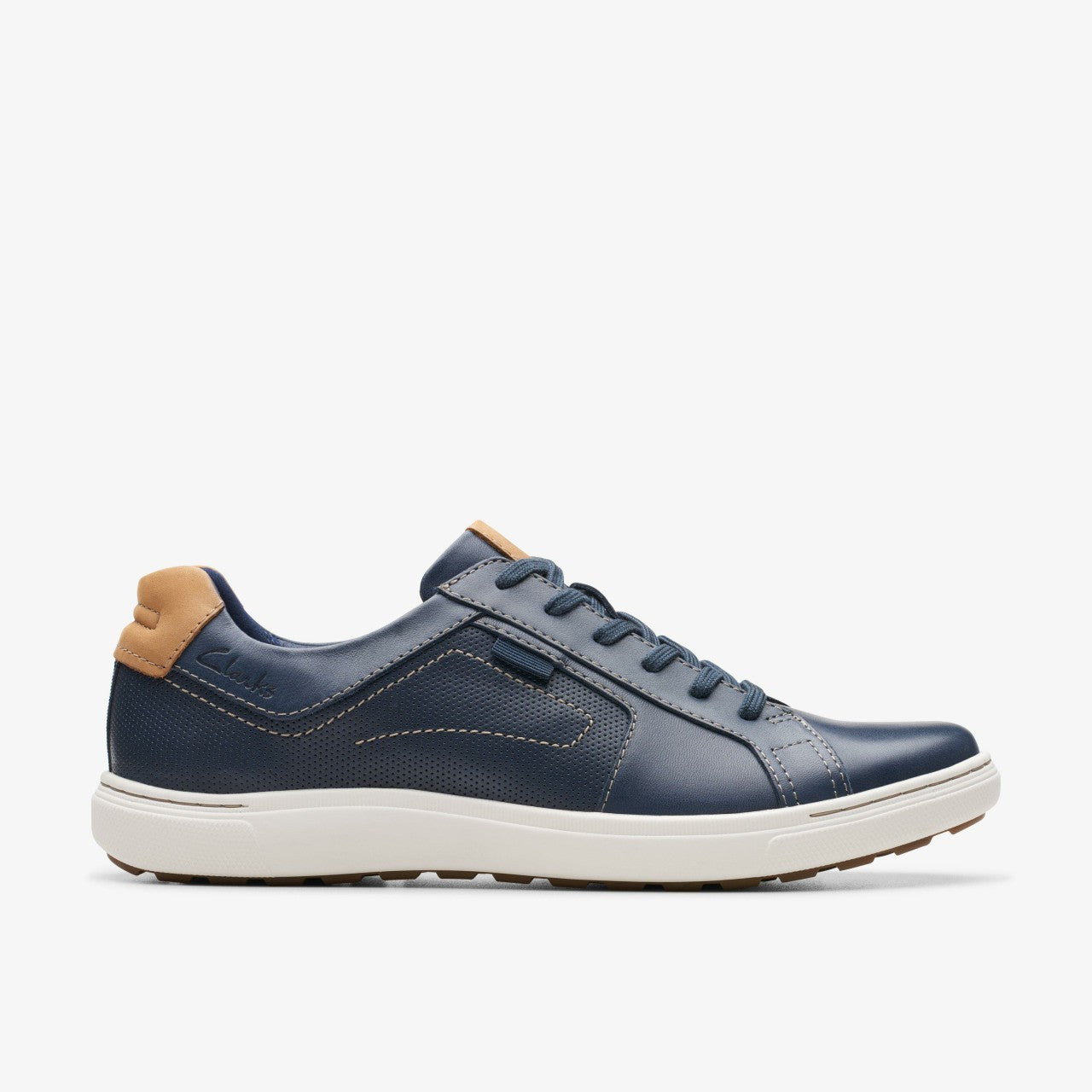 Mapstone Lace Navy Leather | Clarks US