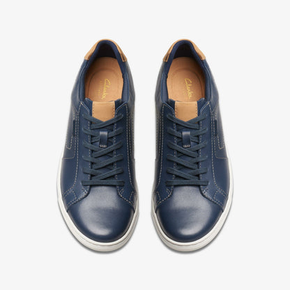 Mapstone Lace Navy Leather | Clarks US