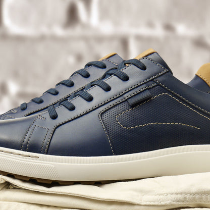 Mapstone Lace Navy Leather | Clarks US