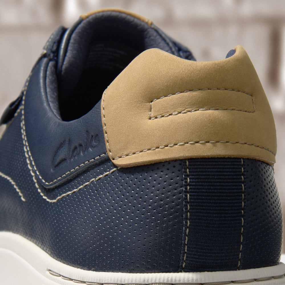 Mapstone Lace Navy Leather | Clarks US
