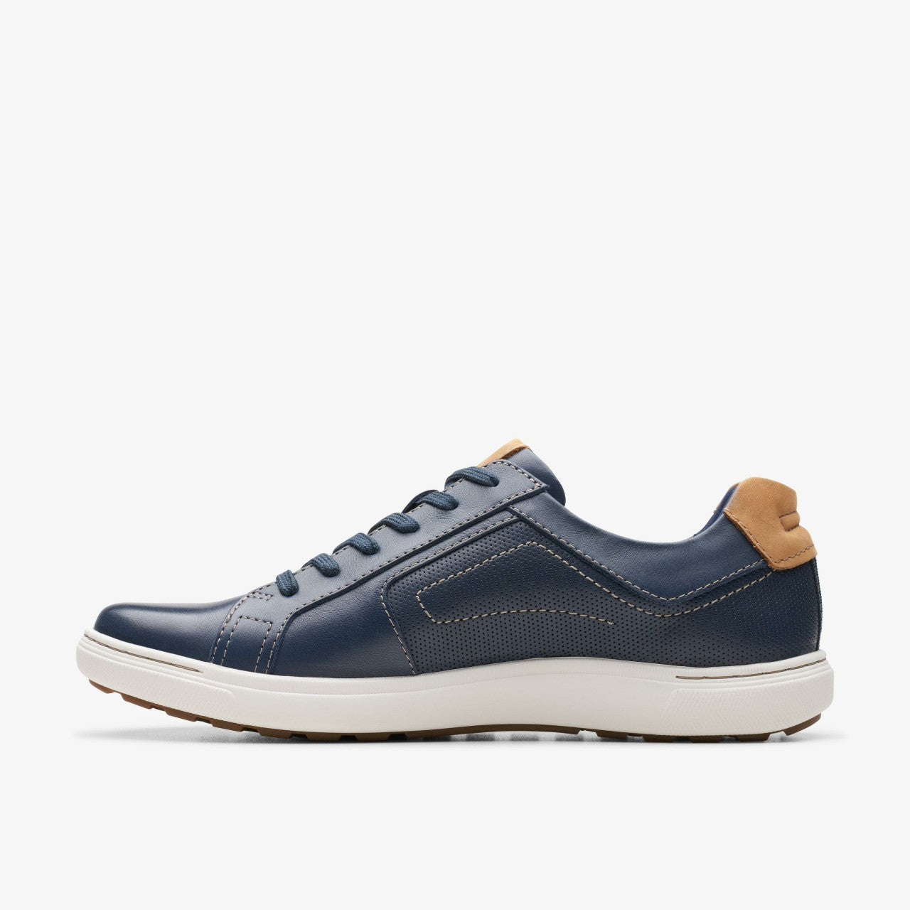 Mapstone Lace Navy Leather | Clarks US