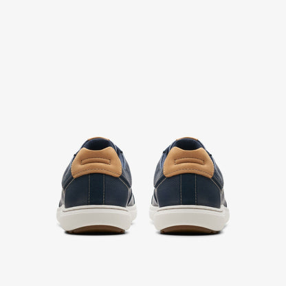 Mapstone Lace Navy Leather | Clarks US