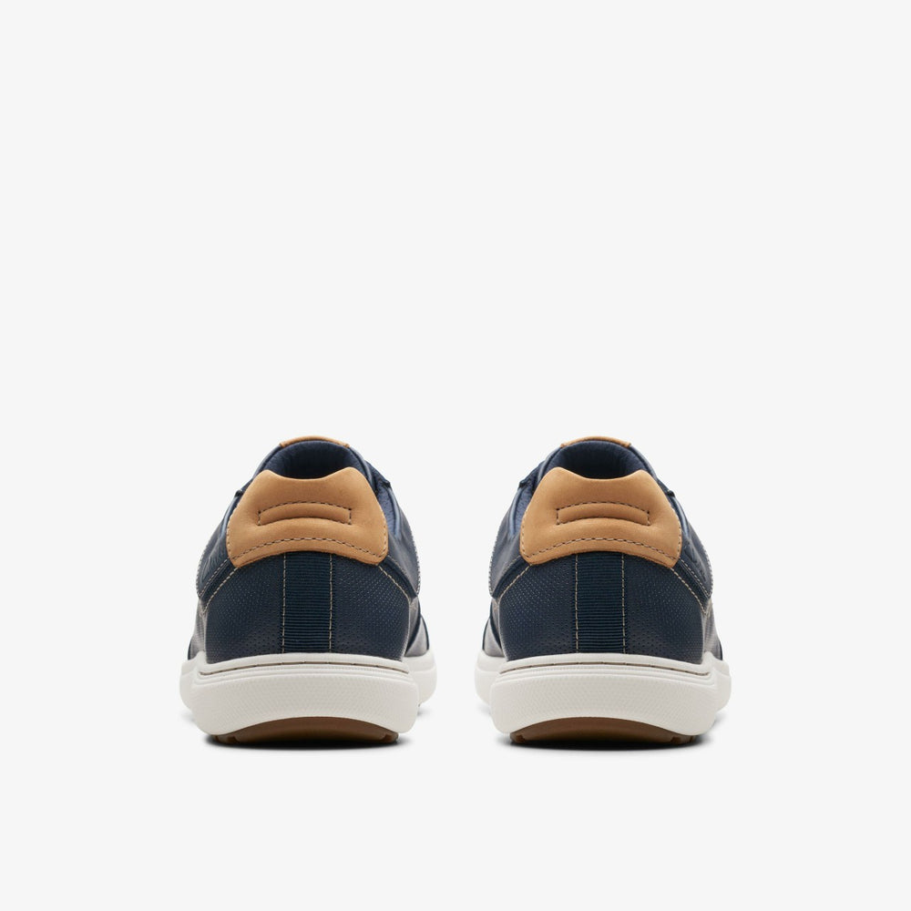 Mapstone Lace Navy Leather | Clarks US