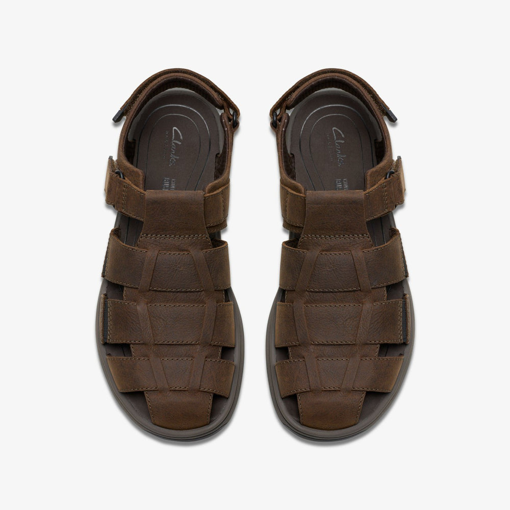 Saltway Cove Dark Brown Leather | Clarks Sale
