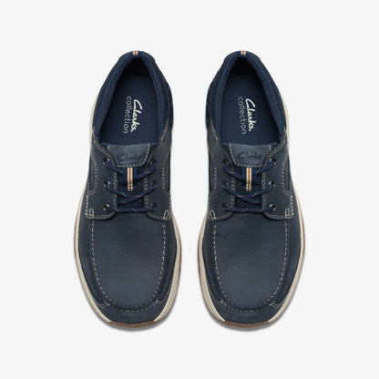 Sailview Lace Navy Nubuck | Clarks US