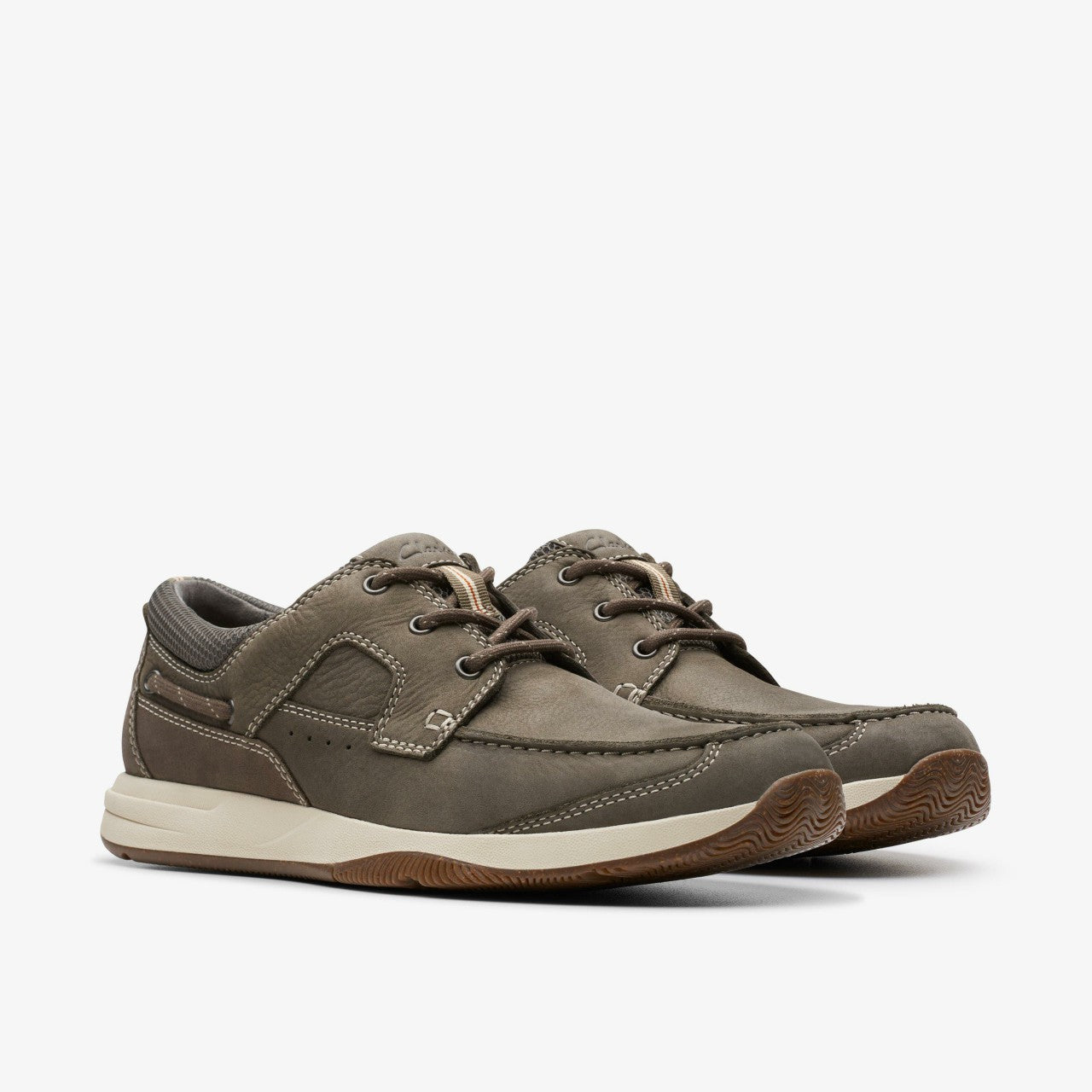Sailview Lace Taupe Nubuck | Clarks For Sale
