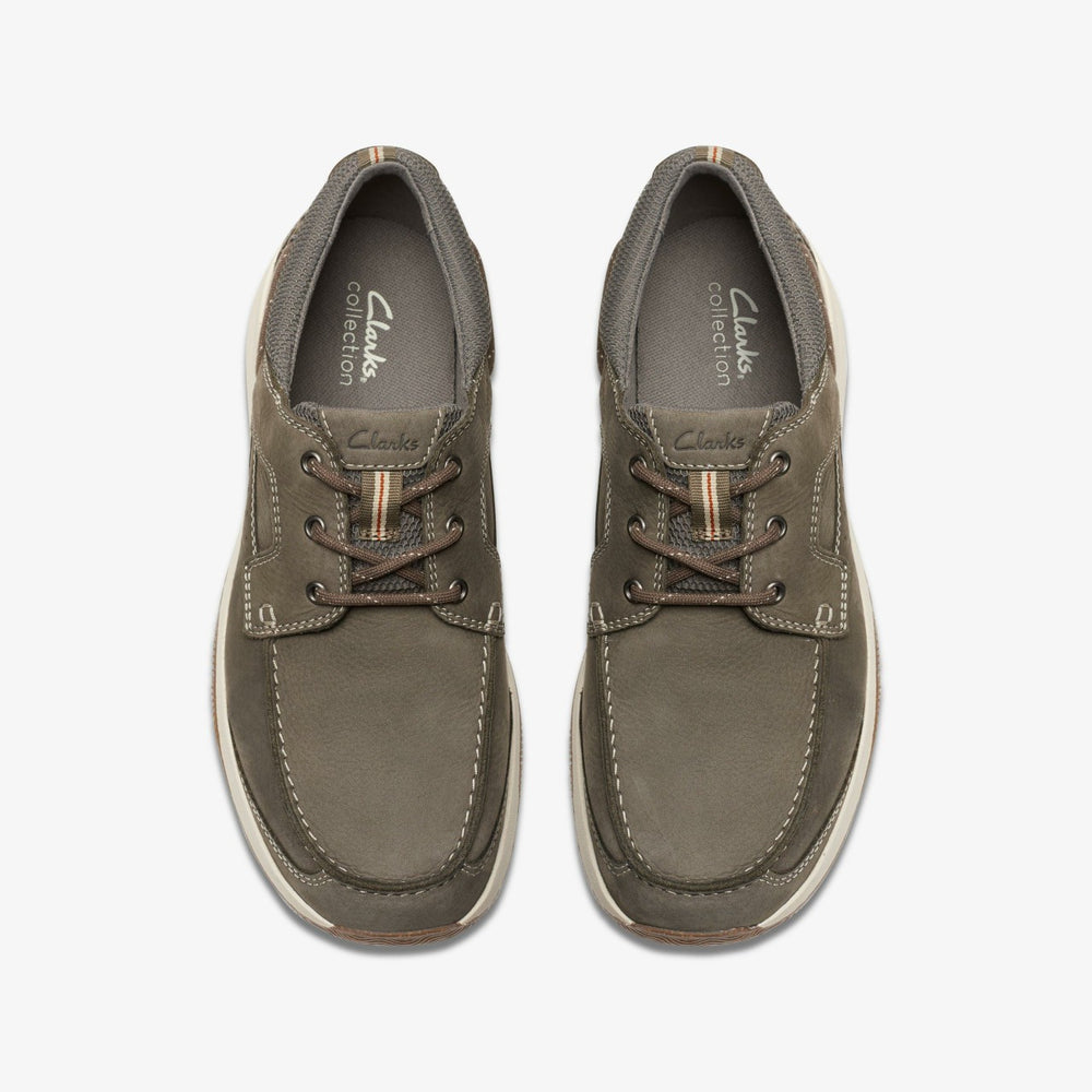 Sailview Lace Taupe Nubuck | Clarks For Sale