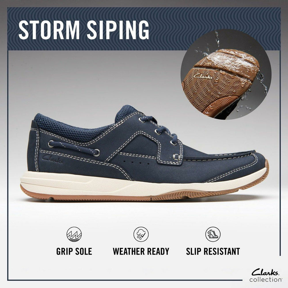 Sailview Lace Taupe Nubuck | Clarks For Sale