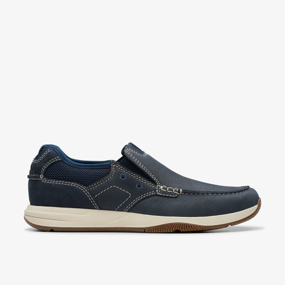Sailview Step Loafer Navy Nubuck | Clarks Sale