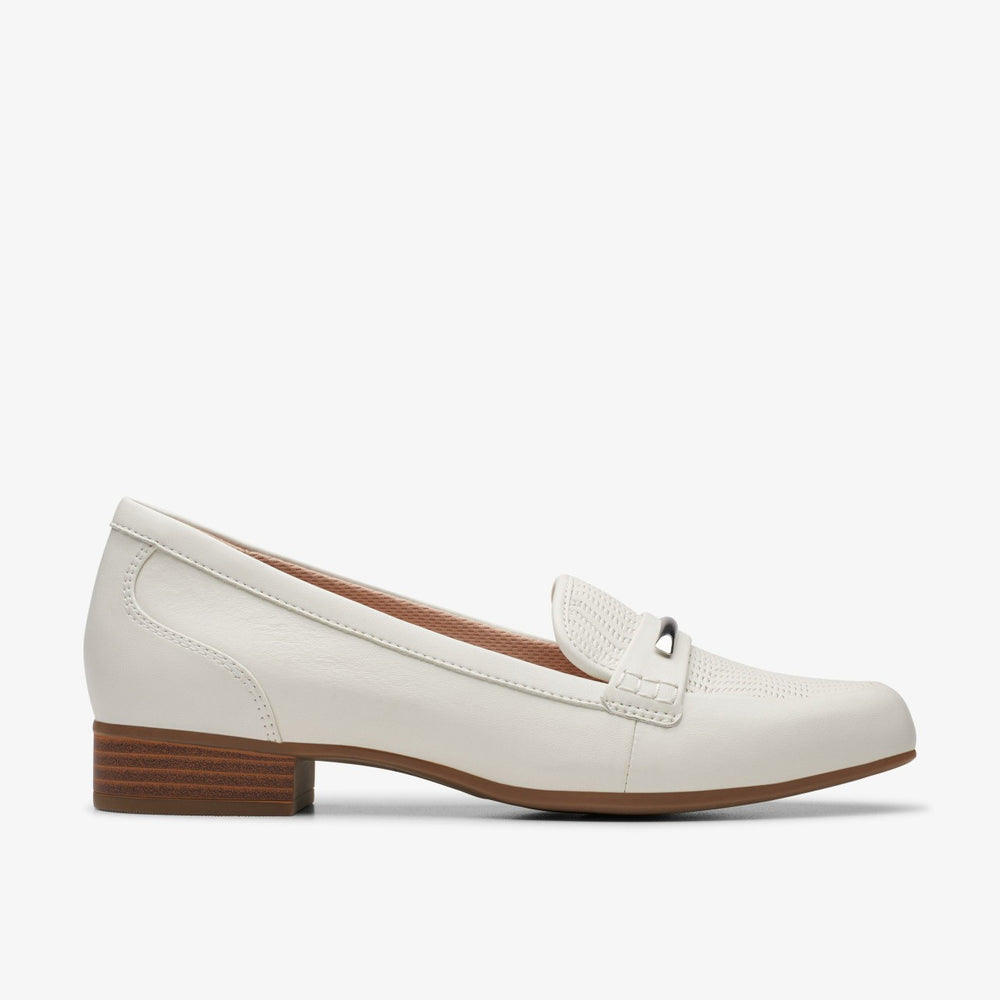Juliet Aster Off White Leather | Clarks For Sale