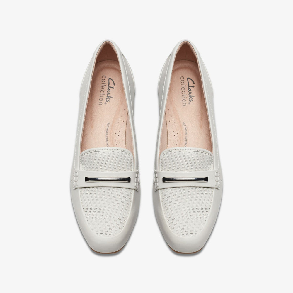 Juliet Aster Off White Leather | Clarks For Sale