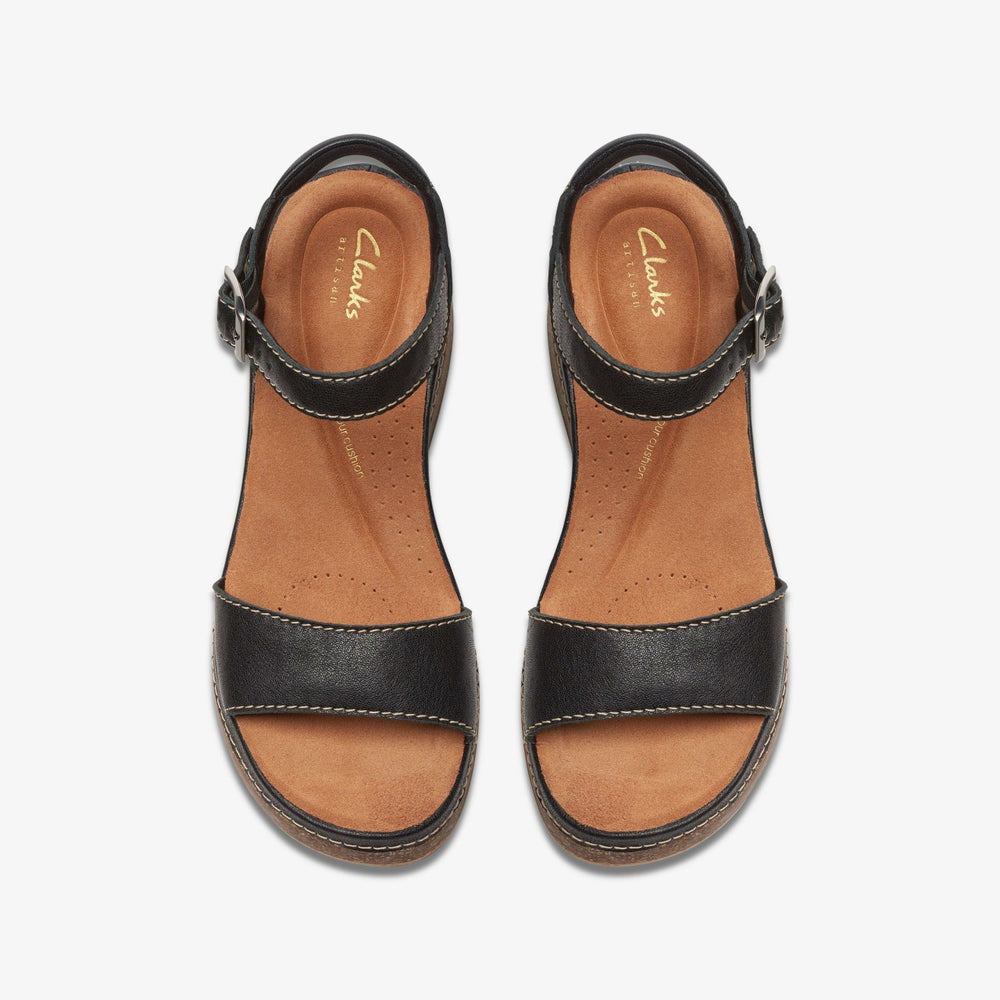 Kassanda Lily Black Leather | Clarks Onsale