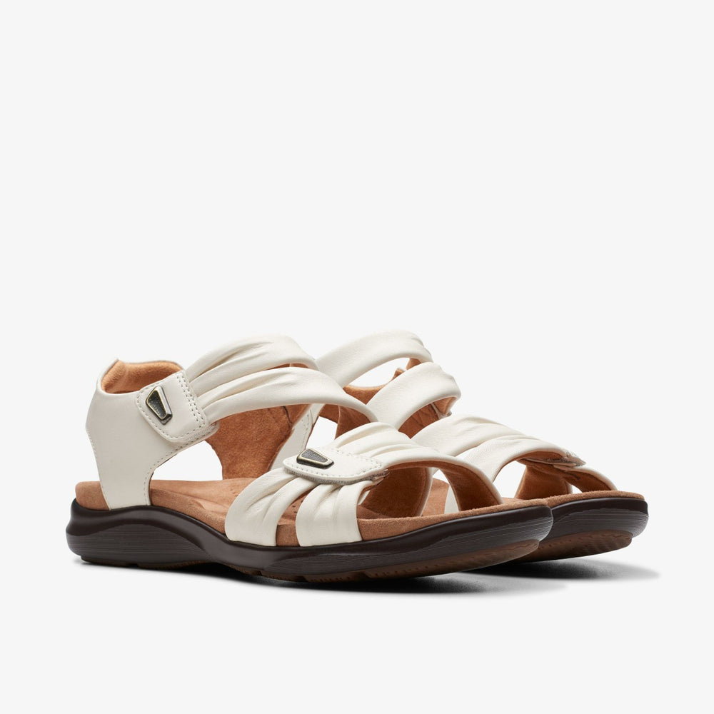 Kitly Ave Off White Leather | Clarks Discount