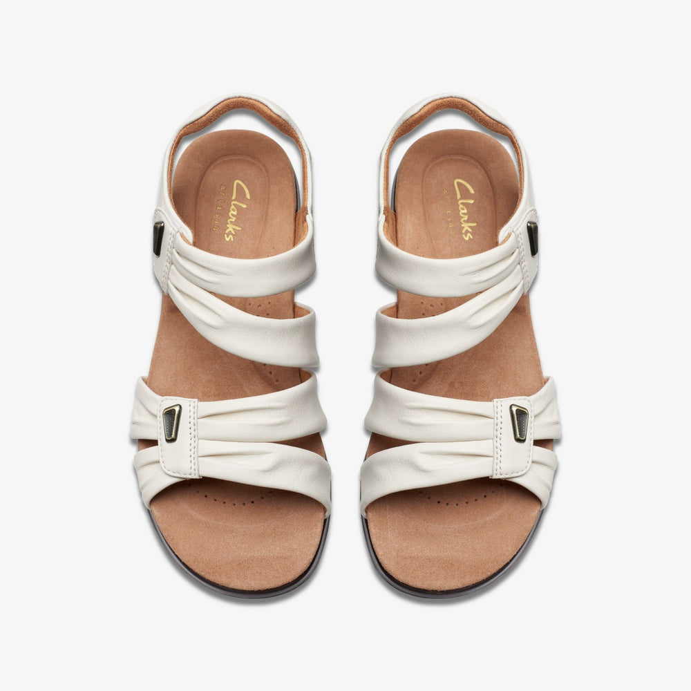 Kitly Ave Off White Leather | Clarks Discount