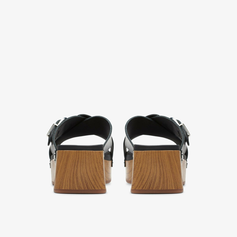 Sivanne Walk Black Leather | Clarks For Sale
