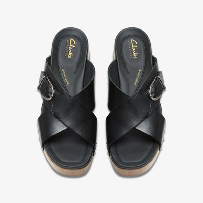 Sivanne Walk Black Leather | Clarks For Sale