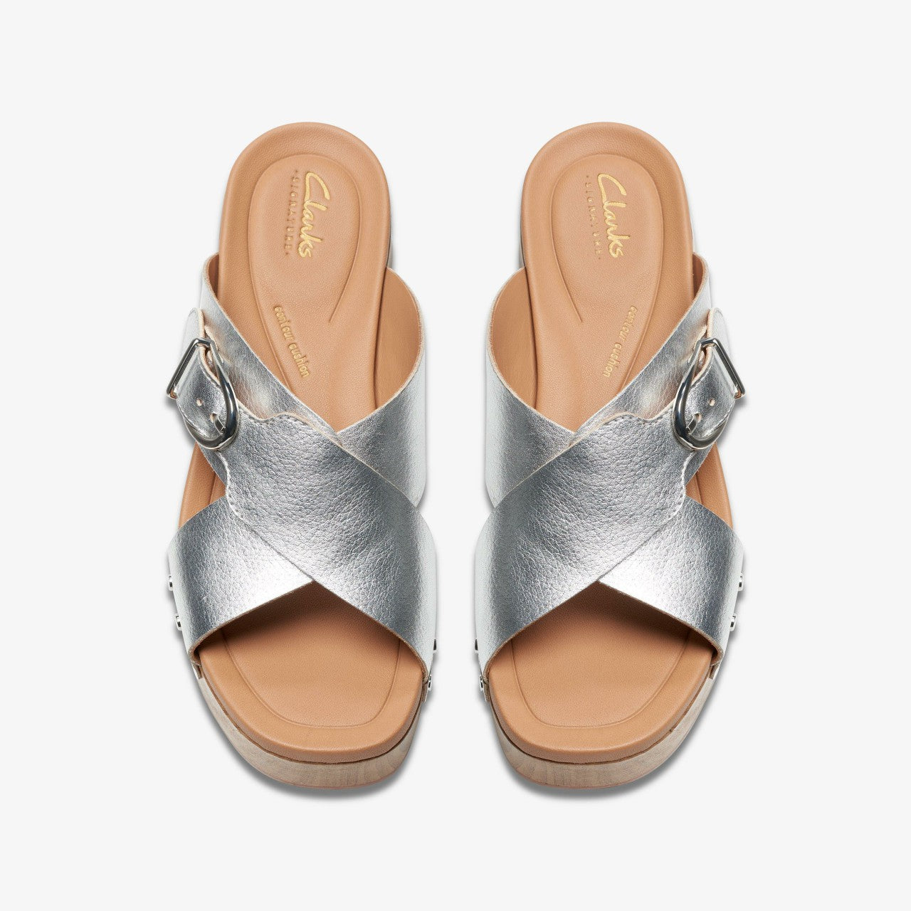 Sivanne Walk Silver Leather | Clarks Onsale