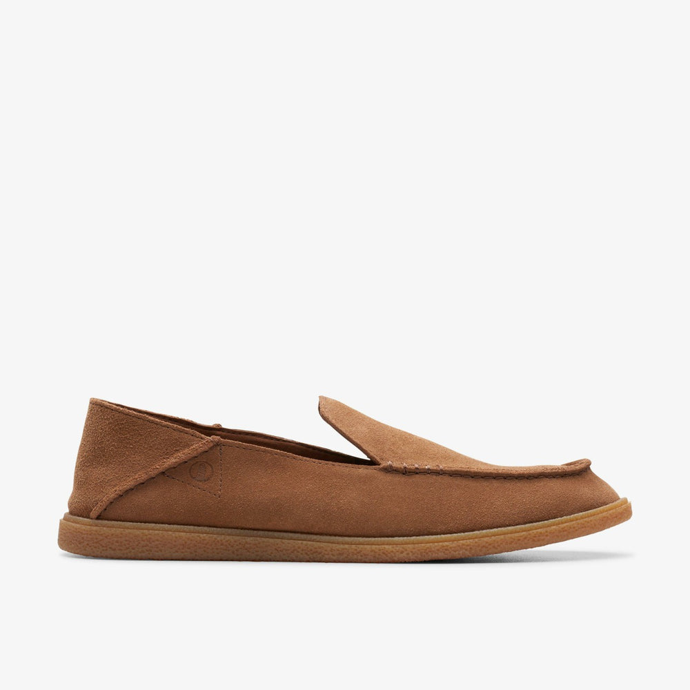 Clark Bay Step Loafer Cola Suede | Clarks Onsale
