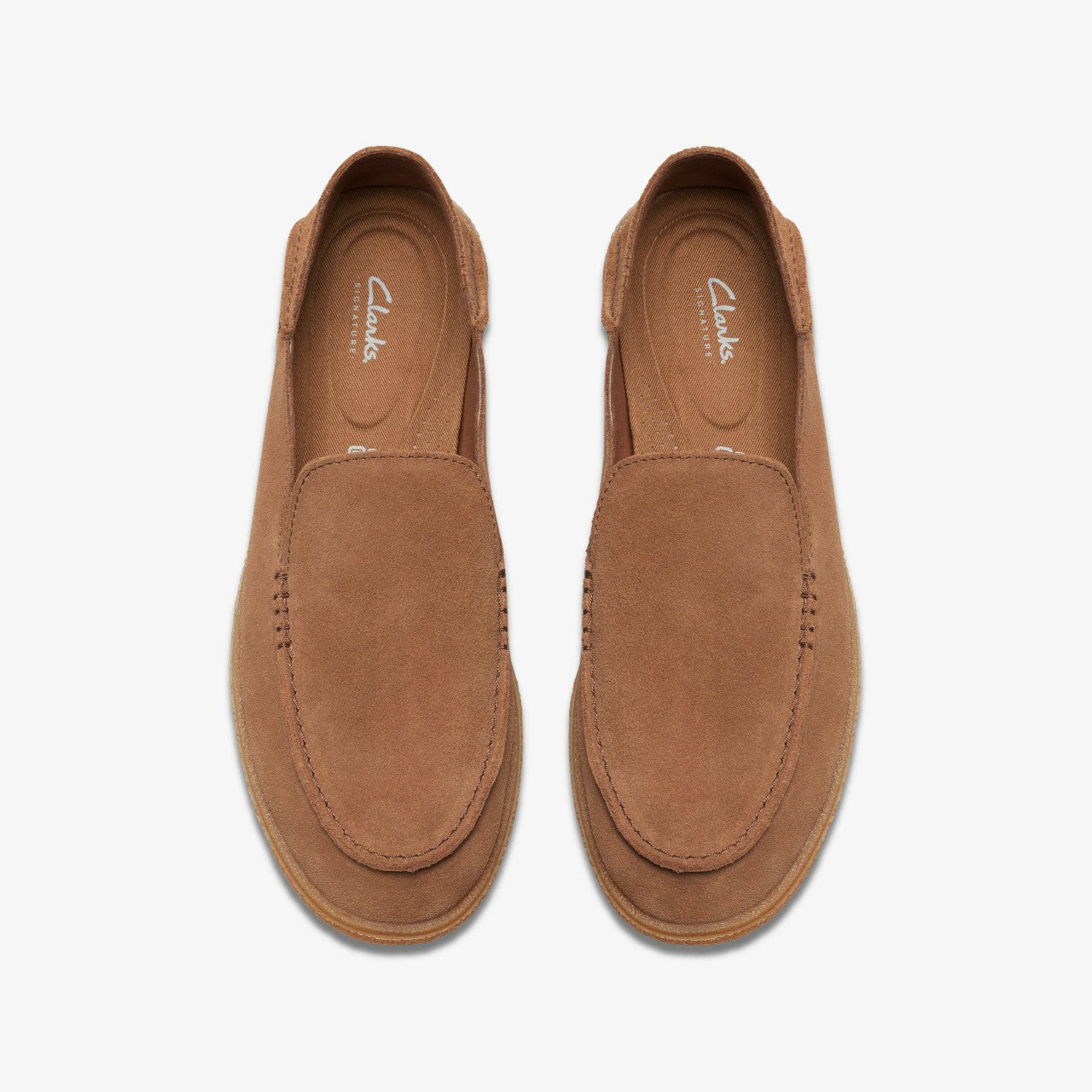 Clark Bay Step Loafer Cola Suede | Clarks Onsale