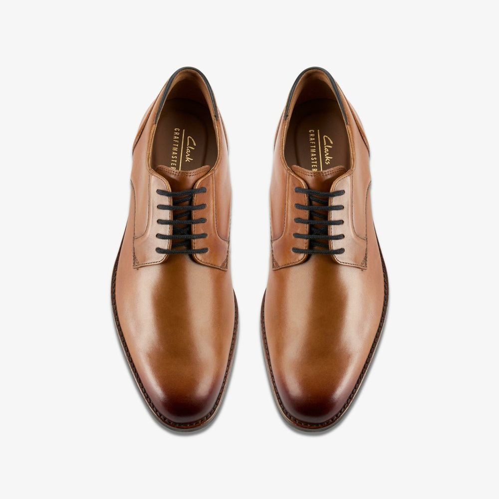 Craft Arlo Lace Tan Leather | Clarks Onsale