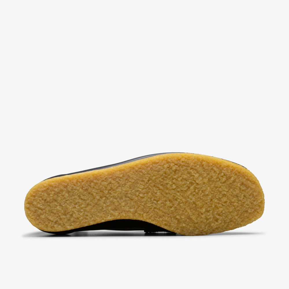 Wallabee Loafer Black Smooth Leather | Clarks
