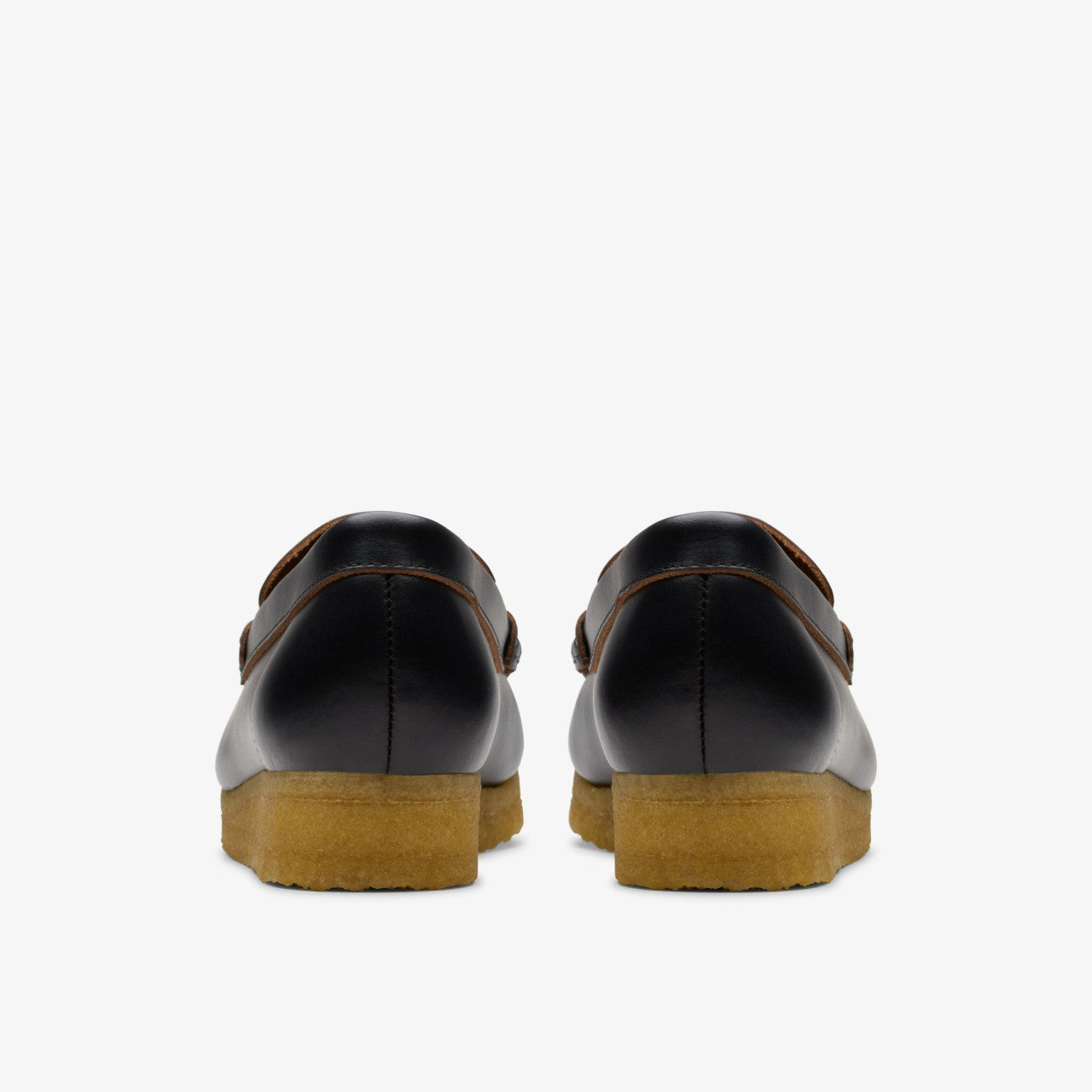 Wallabee Loafer Black Smooth Leather | Clarks