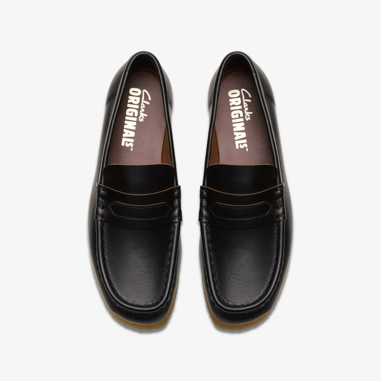 Wallabee Loafer Black Smooth Leather | Clarks