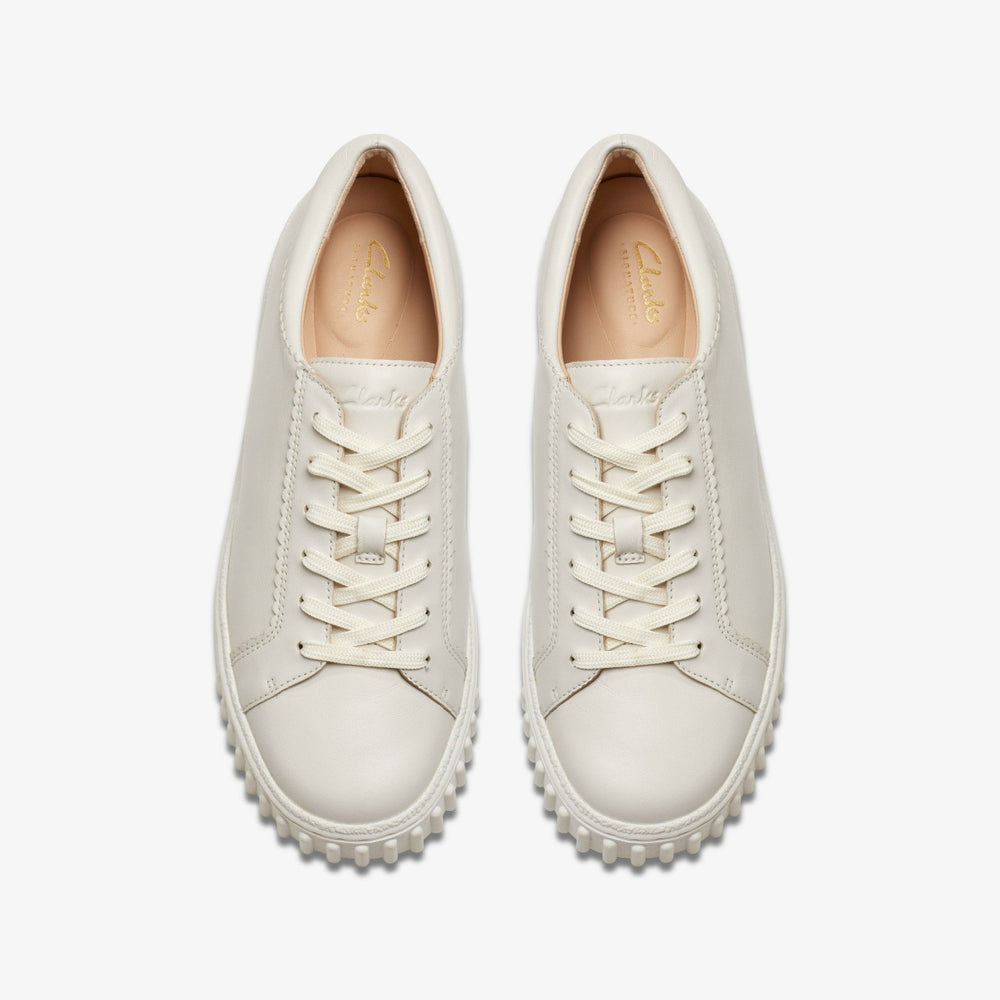 Mayhill Walk Off White Leather | Clarks Onsale