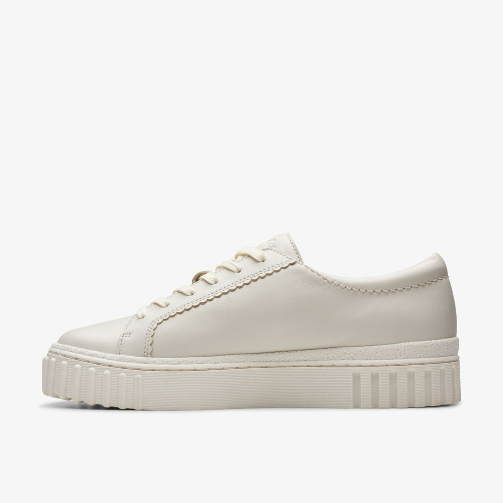 Mayhill Walk Off White Leather | Clarks Onsale