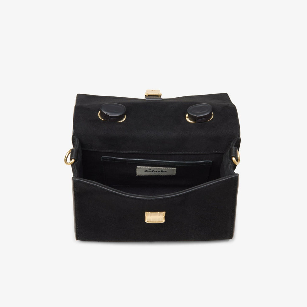 Roslyn Ritzy Black Suede | Clarks US