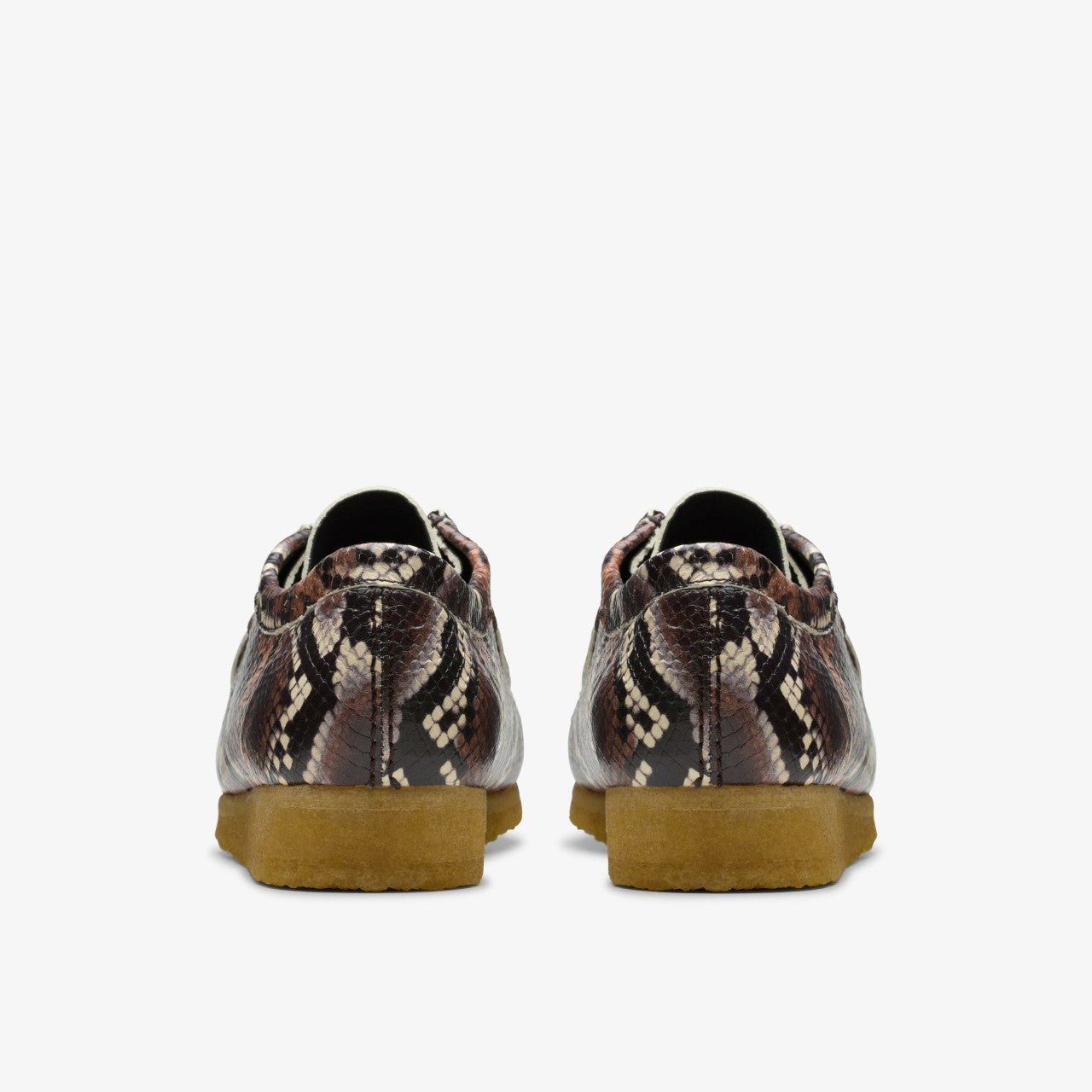 Wallabee Brown Snake Print | Clarks Onsale