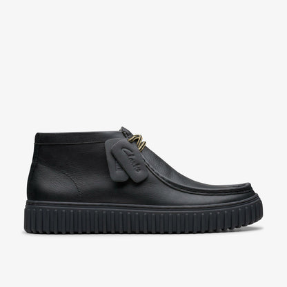 Torhill Hi Black Leather | Clarks
