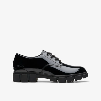 Evyn Lace Kid Black Patent | Clarks US
