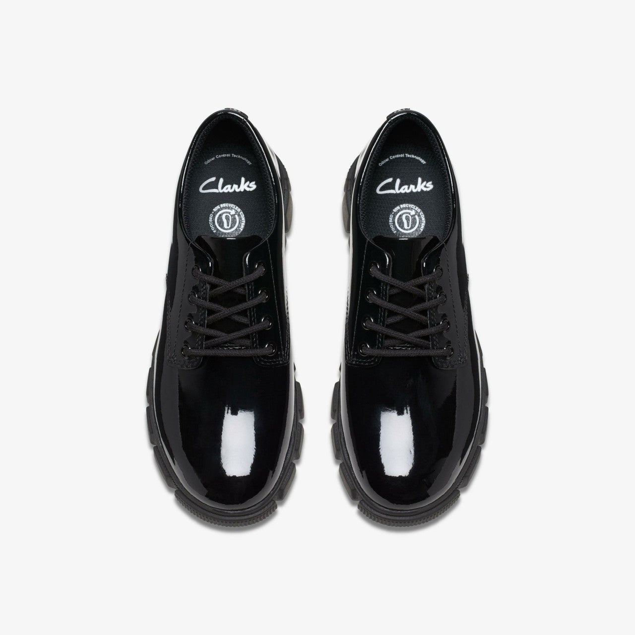 Evyn Lace Kid Black Patent | Clarks US