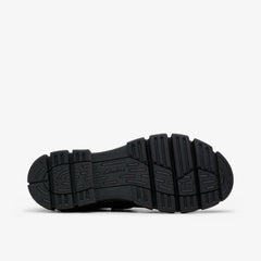 Evyn Bar Youth Black Leather | Clarks Discount