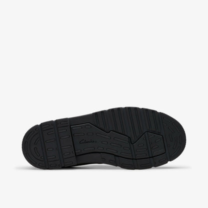Lorcam Loop Youth Black Leather | Clarks Discount