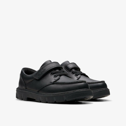 Lorcam Edge Kid Black Leather | Clarks Sale