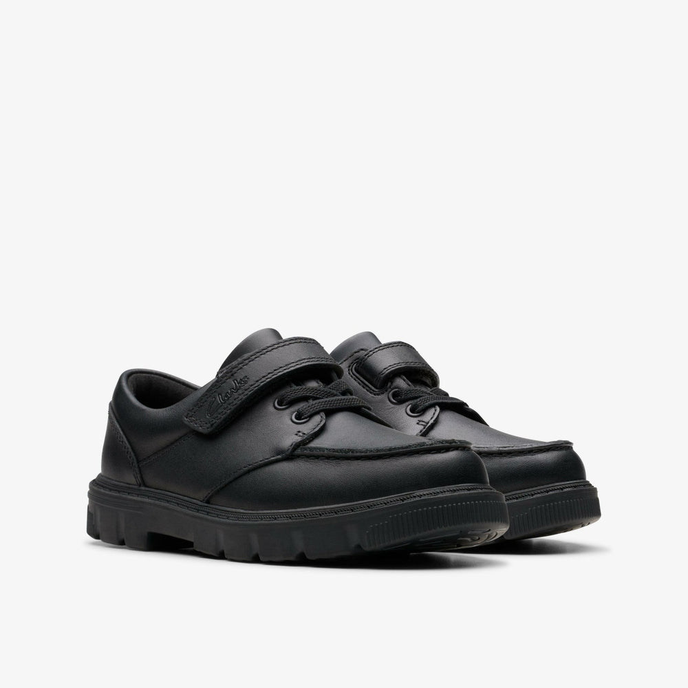Lorcam Edge Kid Black Leather | Clarks Sale