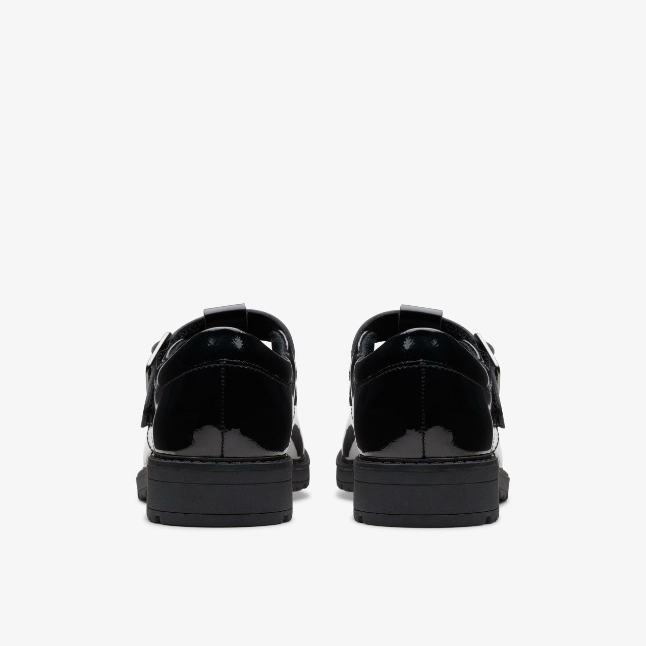Loxham Bar Youth Black Patent | Clarks US