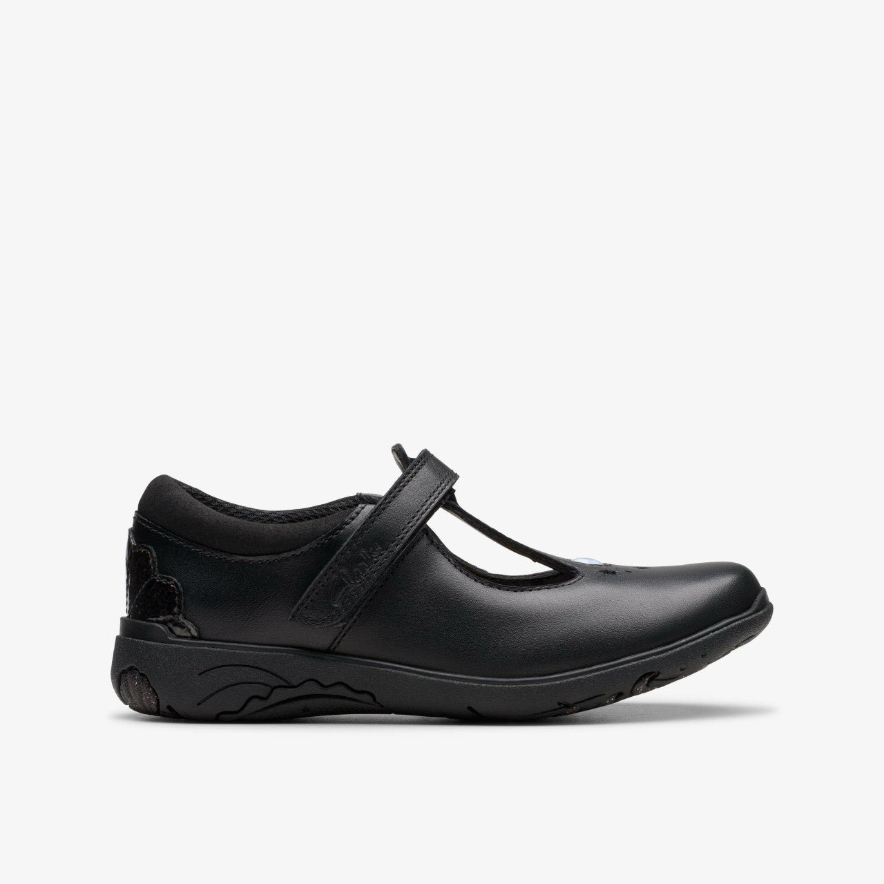 Relda Gem Kid Black Leather | Clarks For Sale