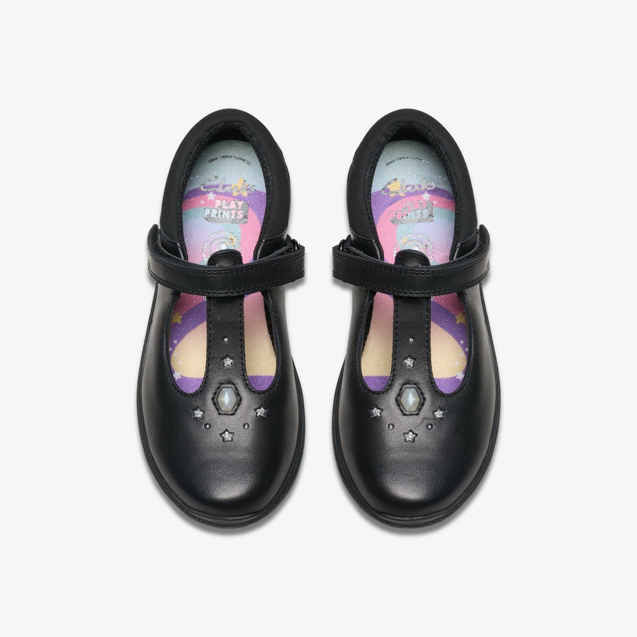 Relda Gem Kid Black Leather | Clarks For Sale