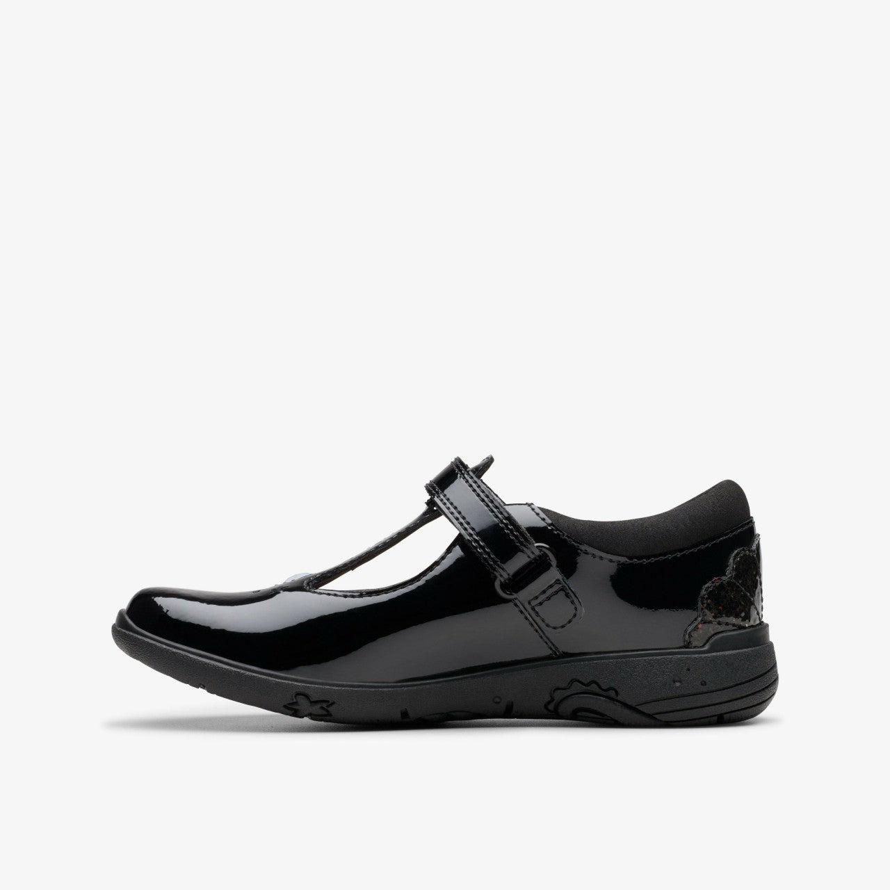 Relda Gem Kid Black Patent | Clarks US
