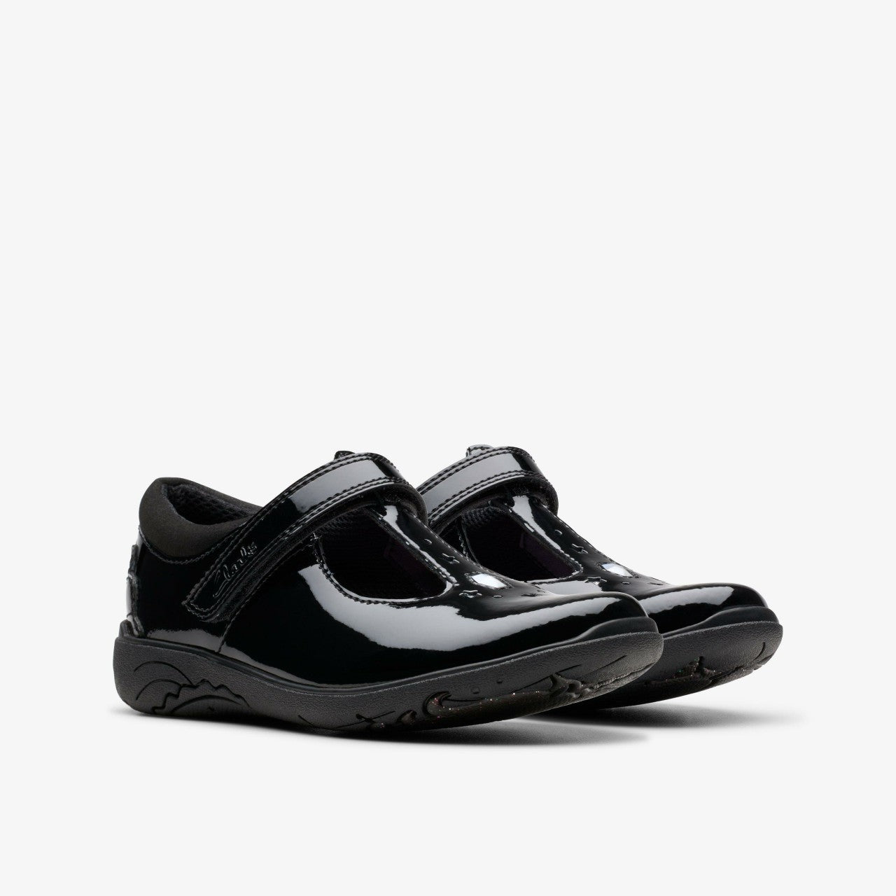 Relda Gem Kid Black Patent | Clarks US