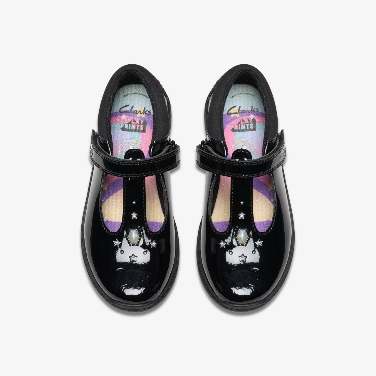 Relda Gem Kid Black Patent | Clarks US