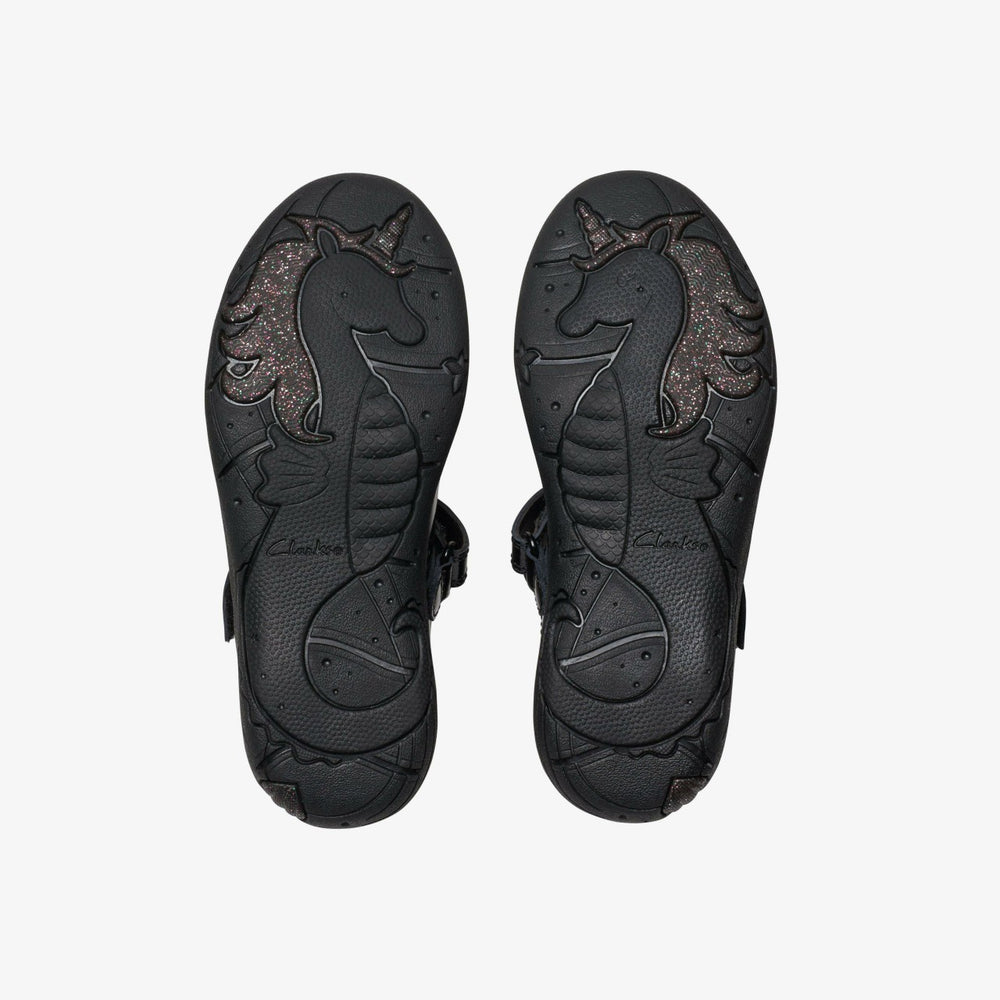 Relda Gem Kid Black Patent | Clarks US