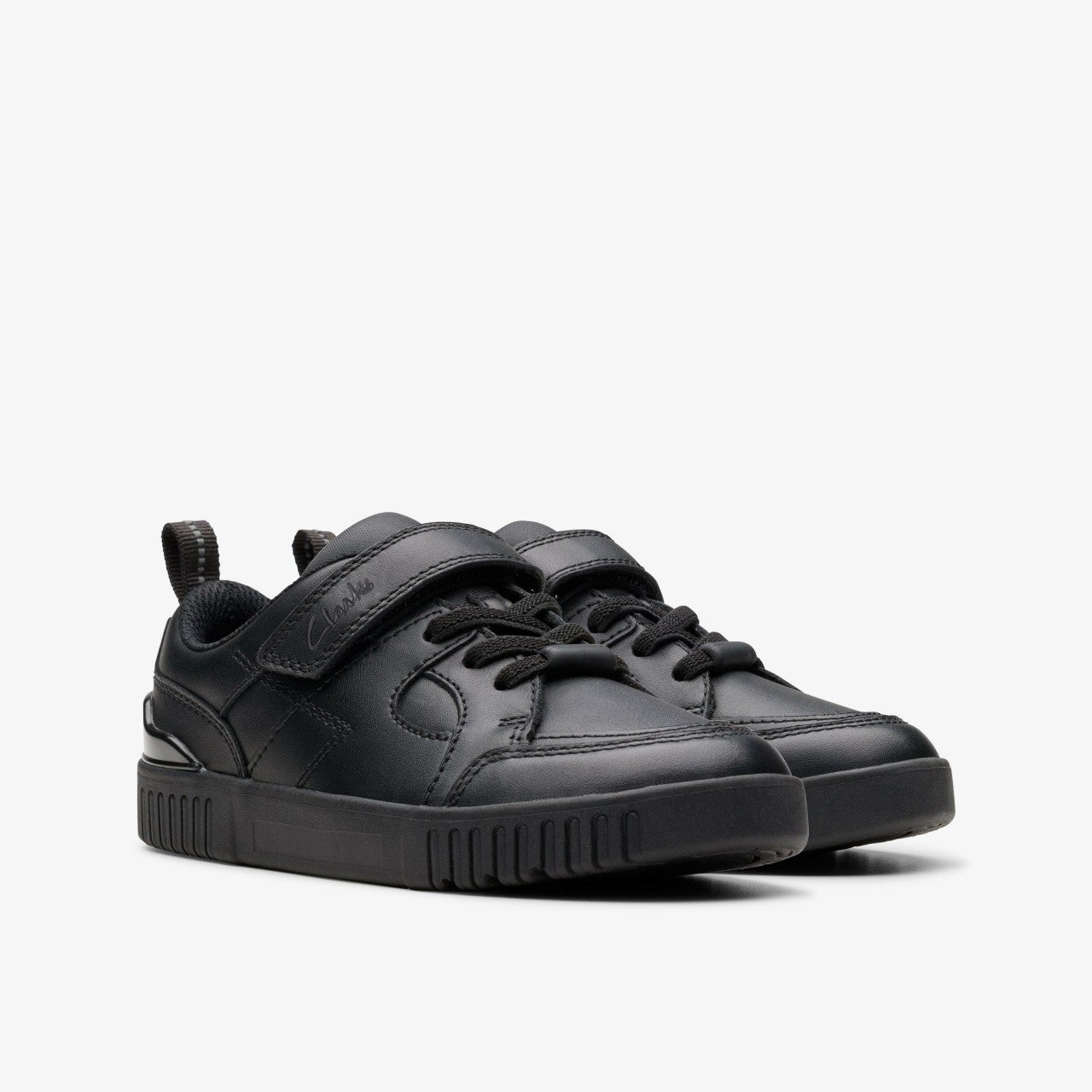 Oslo Flare Kid Black Leather | Clarks For Sale